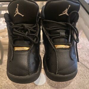 Jordan Black High-Top Sneakers Classic Design